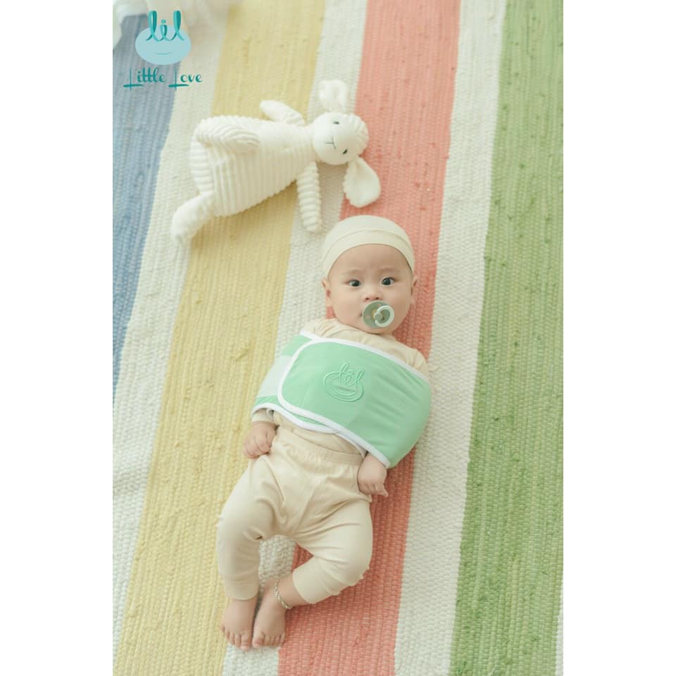 Quấn easy Little Love 100% cotton bảo vệ giấc ngủ của bé