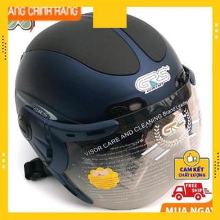 Mũ bảo hiểm chính hãng grs a102k kính