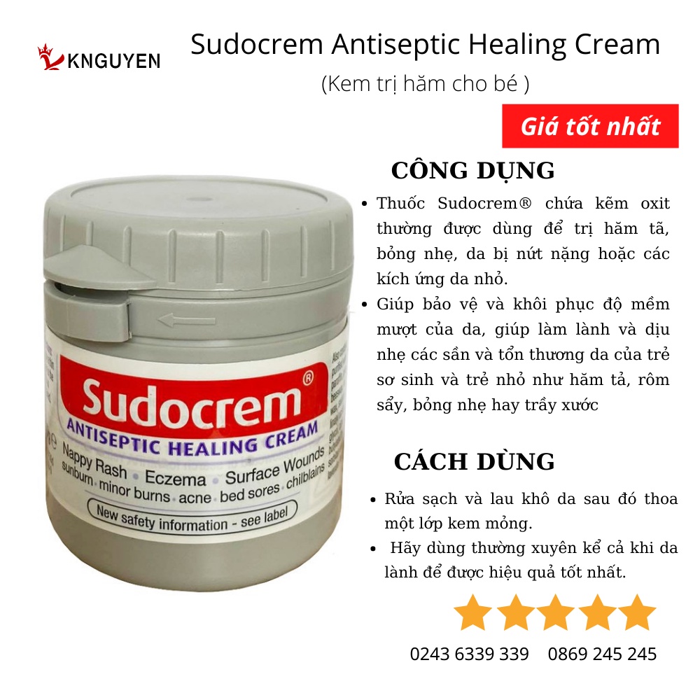 Kem hăn Sudo 60gram xuất xứ UK