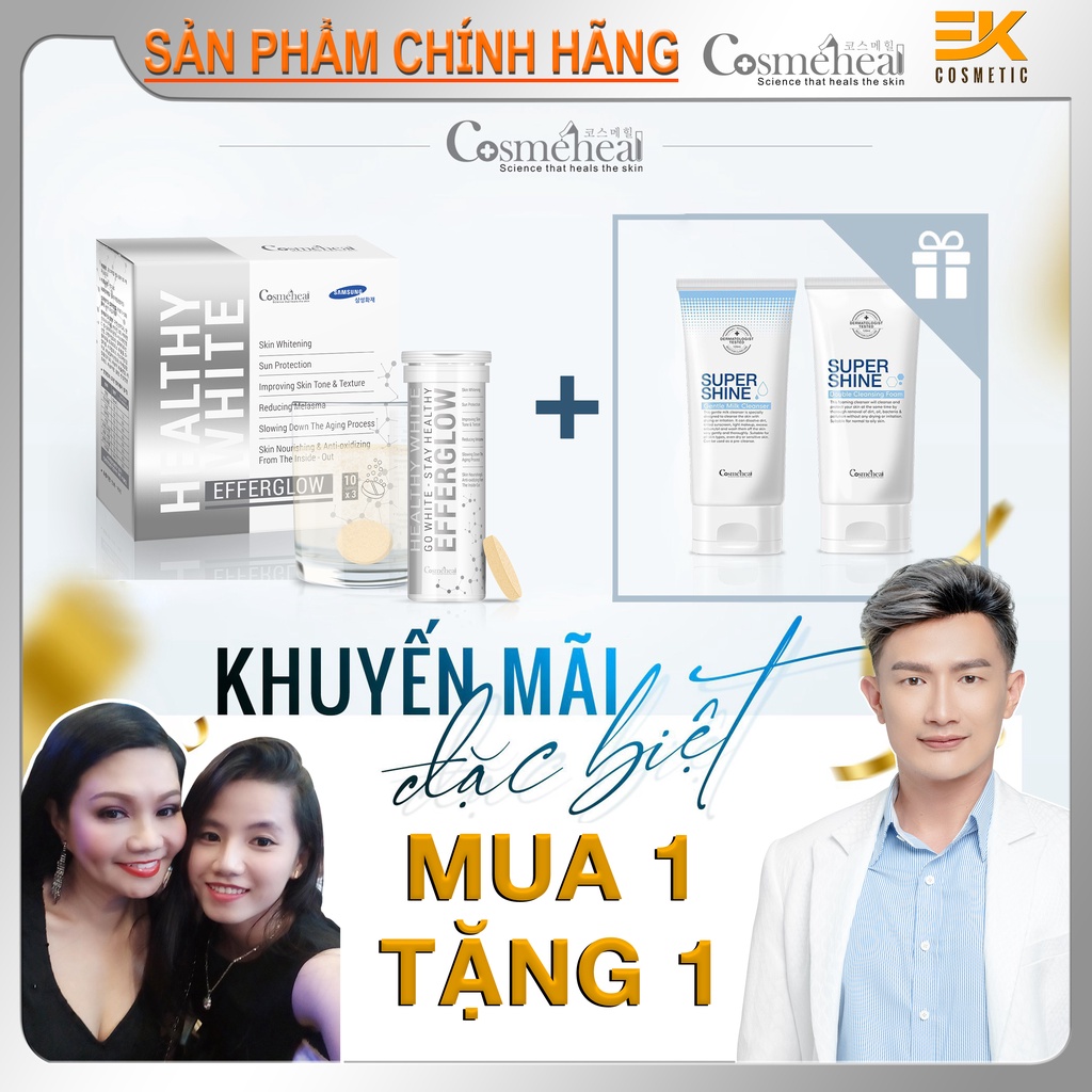 Efferglow viên sủi trắng sáng da