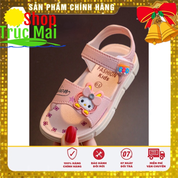 [TẶNG VÁY XINH] Dép Sandal Bé Gái Từ 1-6 Tuổi Quai Mềm  Kháng Khuẩn Phong Cách Hàn Quốc dép đi học cho bé