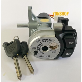 Bộ Ổ Khoá Xe Nozza Grande Chìa 8 Cạnh Chống Trộm Cao Cấp Hiệu VƯƠNG NIỆM