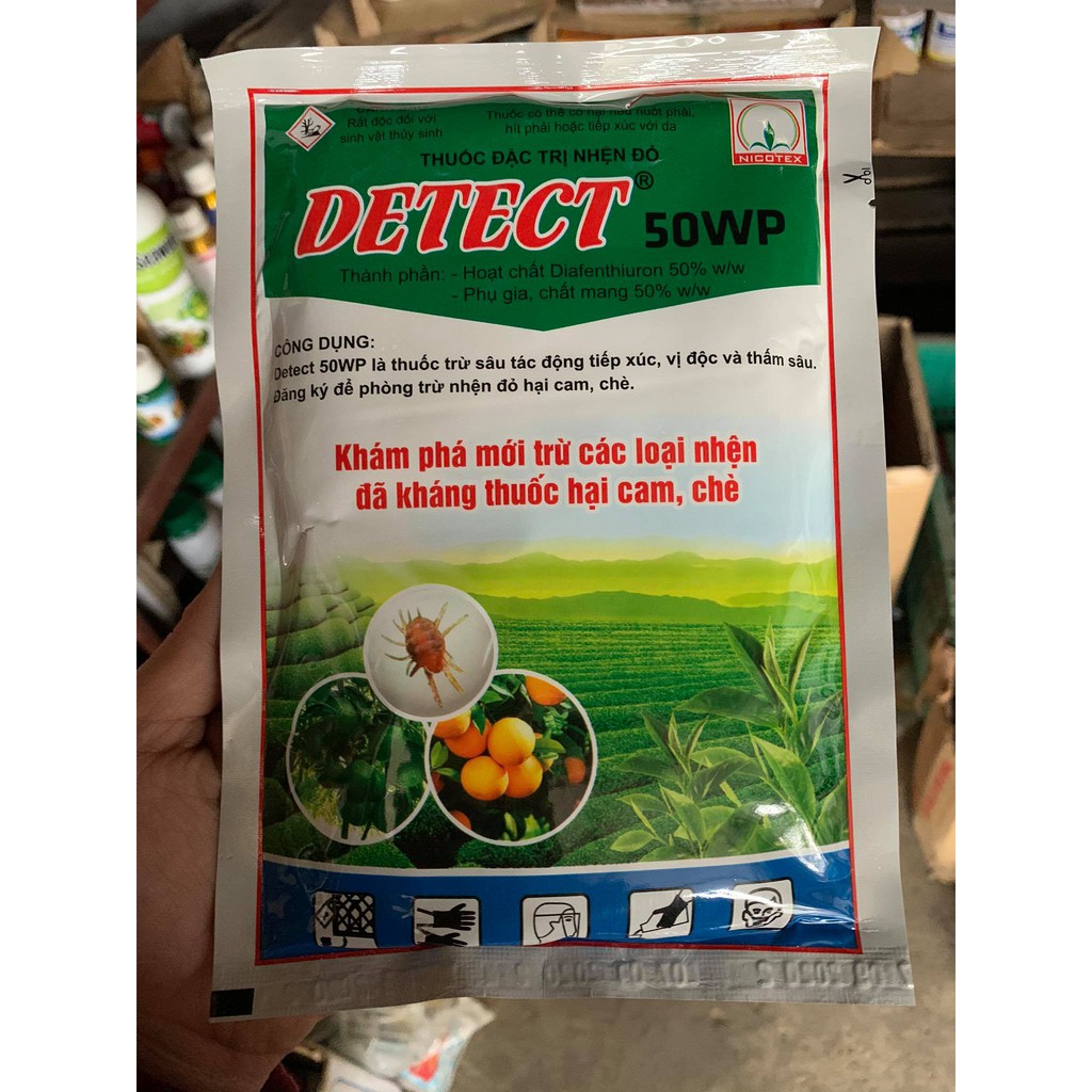 Đặc Trị Nhện Đỏ Detect 50wp (Gói 100G)