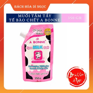 [Mã NGOCABON giảm 10K đơn 99K] Muối tắm A BONNE SPA MILK SALT 350g tẩy tế bào chết chiết xuất từ sữa bò