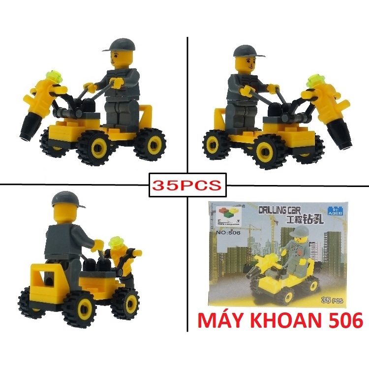 Đồ chơi lego lắp ráp mô hình xe mini giá rẻ