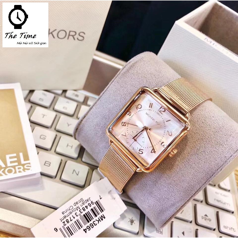 ( Sẵn 2 màu ) Đồng hồ nữ MICHAEL KORS MK3663 &amp; MK3664 Case 31mm. 5ATM