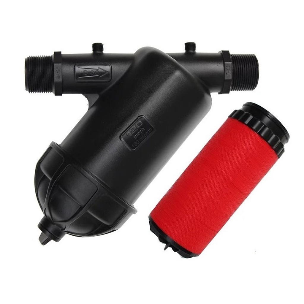 bộ lọc đĩa phi 60mm 18 m3/h phun sương,  tưới cây, tưới rau