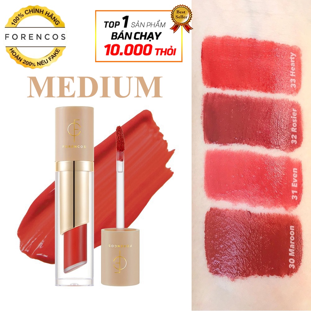 Son Kem Lì FORENCOS TATTOO MEDIUM Velvet Tint Chính Hãng hàn Quốc