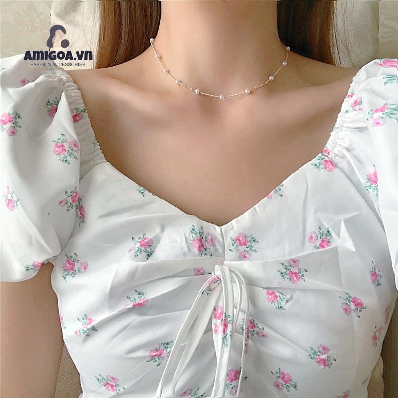 ✨✨Vòng Cổ Đính Ngọc Trai Giả Xinh Xắn Dành Cho Nữ