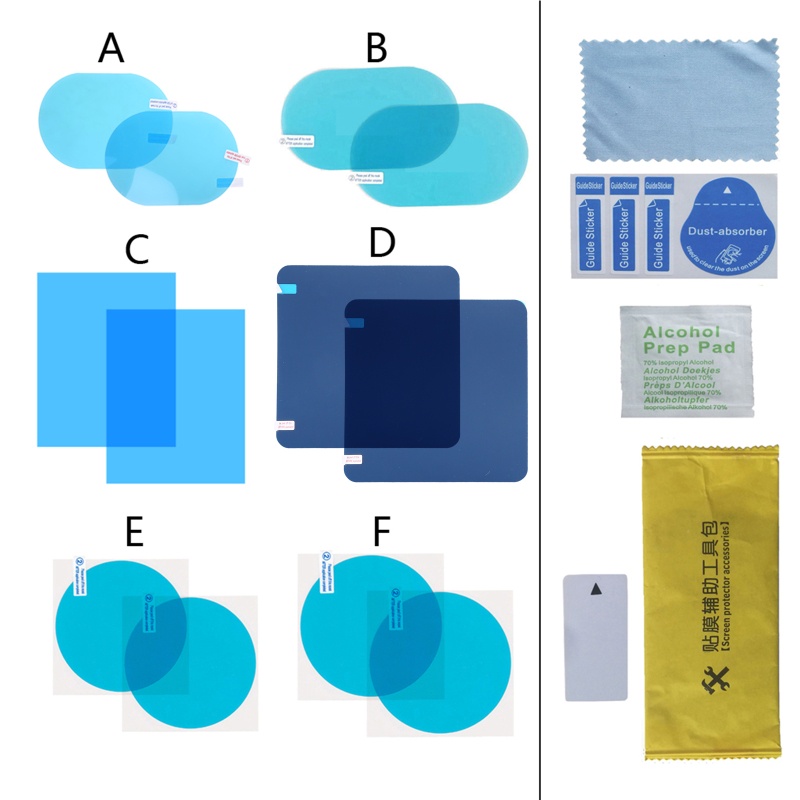 Miếng Dán Nano Chống Thấm Nước Chống Sương Mù Dành Cho Gương Chiếu Hậu Xe Hơi