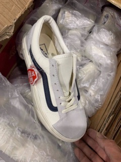 ( Ảnh thật chi tiết ) Giày Vans Style 36 Kẻ Đen