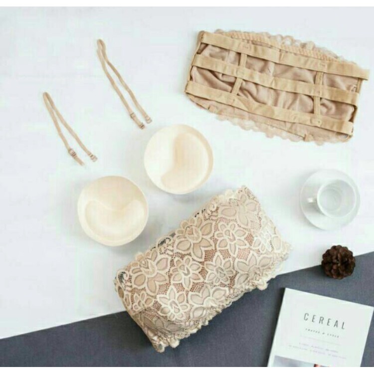 Aó Lót Bra Ren Quây Đệm Dày Nâng Ngực/ Hàng Cao Cấp Túi Zip