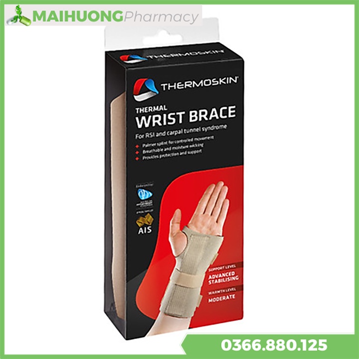 Đai Nẹp Cổ Tay Trái Thermoskin Wrist Brace