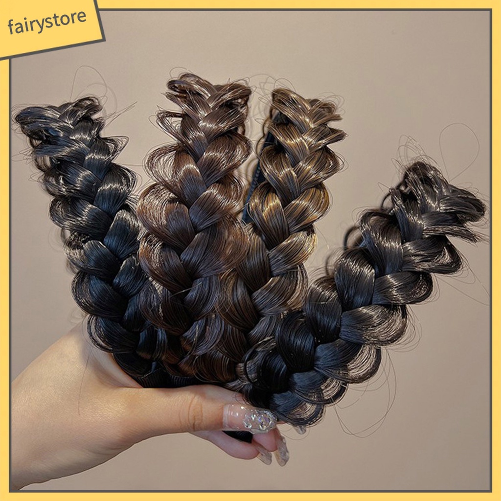 Cài Tóc Giả Thắt Bím Phong Cách Bohemia Thời Trang Cho Nữ