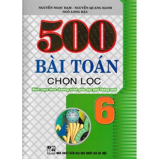 Sách - 500 bài toán chọn lọc lớp 6