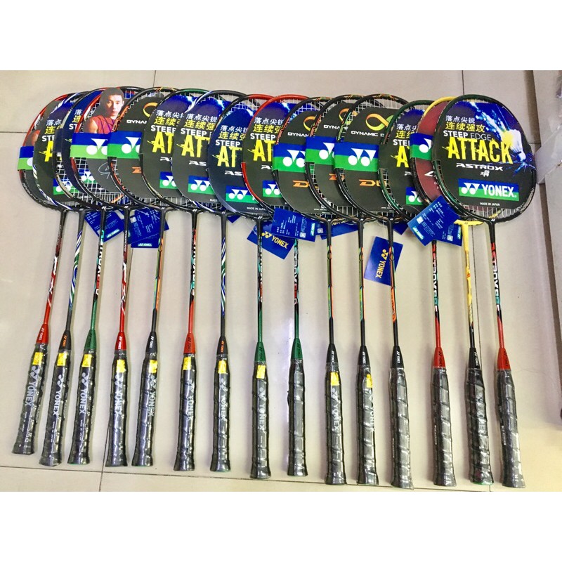 1 CÂY VỢT CẦU LÔNG  YONEX 100% KHUNG CROM SIÊU BỀN SIÊU ĐẸP(tặng cuốn cán vs)