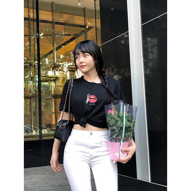 Áo thun over size unisex - Áo phông nam nữ ngắn tay không cổ