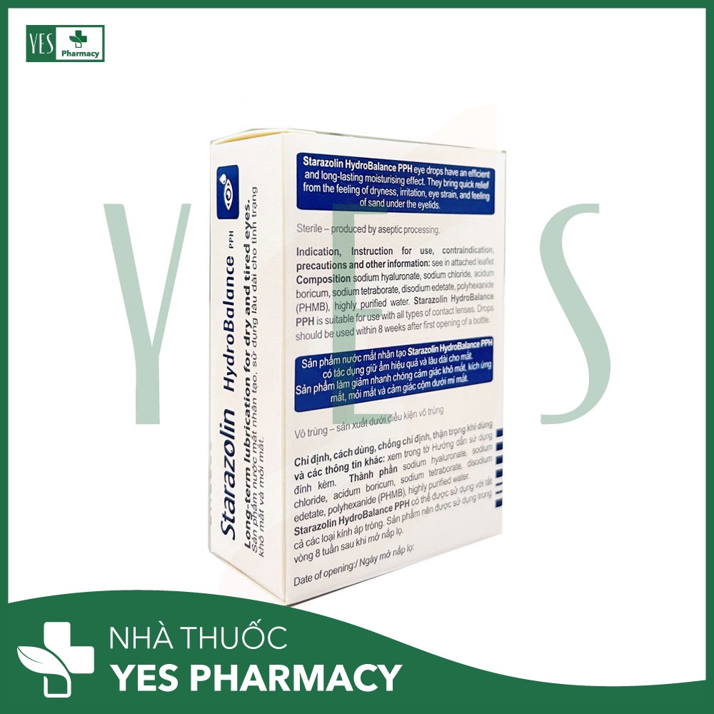 Dung dịch nhỏ mắt StaraZolin  - Nhà thuốc Yes Pharmacy