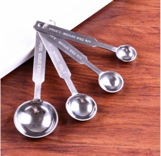 Bộ 04 muỗng đo lường inox (hàng nhập khẩu Nhật Bản)