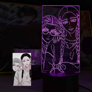 [ĐÈN NGỦ LED 3D ANIME] Đèn Ngủ Tokyo Revengers Ran Haitani x Rindou Haitani Type 02 16 MÀU TÙY CHỈNH COMPASHOP ATKR9904
