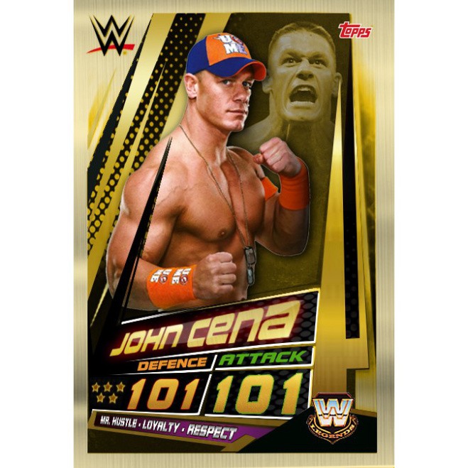 Set thẻ in Slam Match Attax Siêu sao WWE
