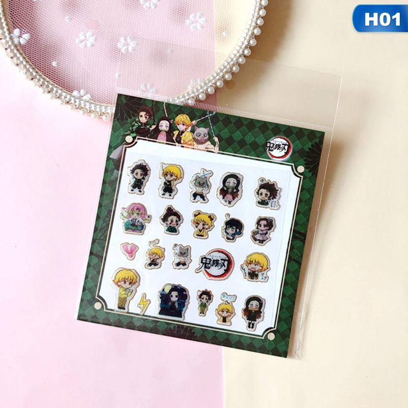 Tmdbyx Miếng Dán Trang Trí Hình Anime Lưỡi Dao Quỷ Độc Đáo