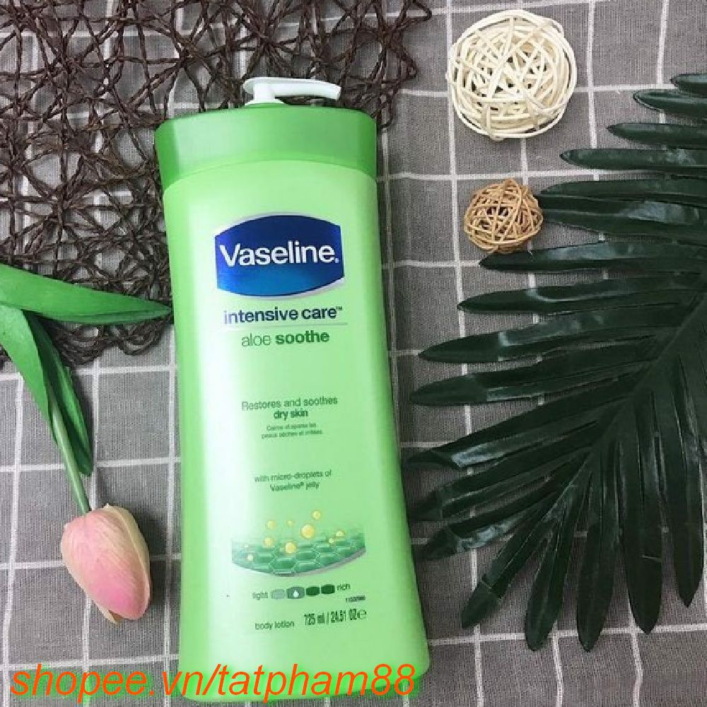 Sữa Dưỡng Thể Vaseline 725ml - Màu xanh 100% chính hãng