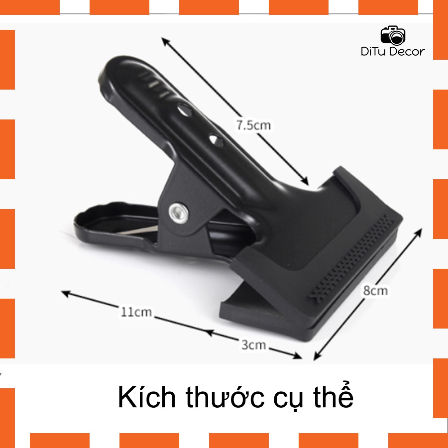Kẹp treo phông ( hàng loại 1), kẹp sắt cố định treo vải, giấy pvc set up studio - DiTu Decor