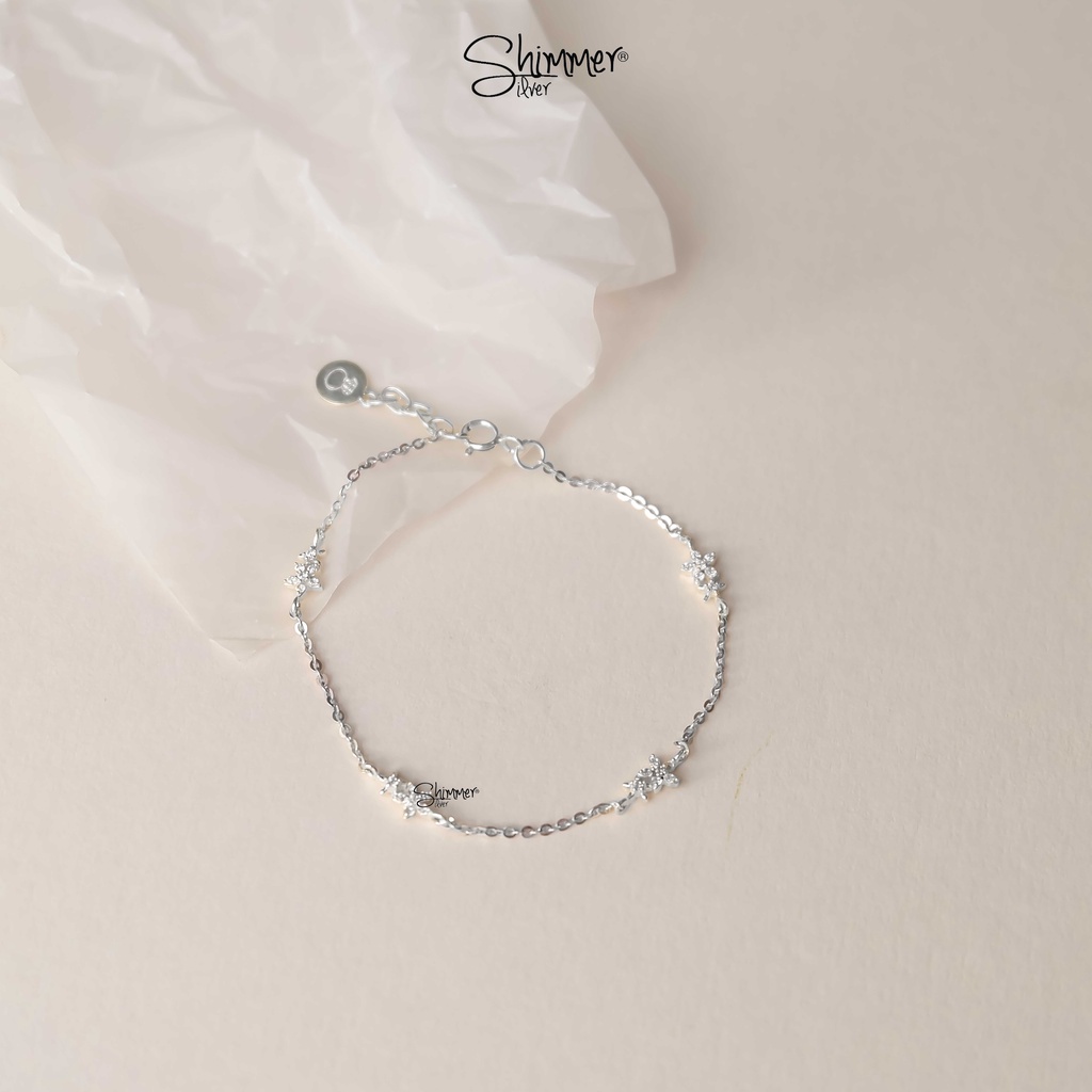 Lắc Tay, Vòng Tay Nữ Bạc 925 Cao Cấp SHIMMER SILVER AITA Thiết Kế Dễ Thương Xinh Xắn