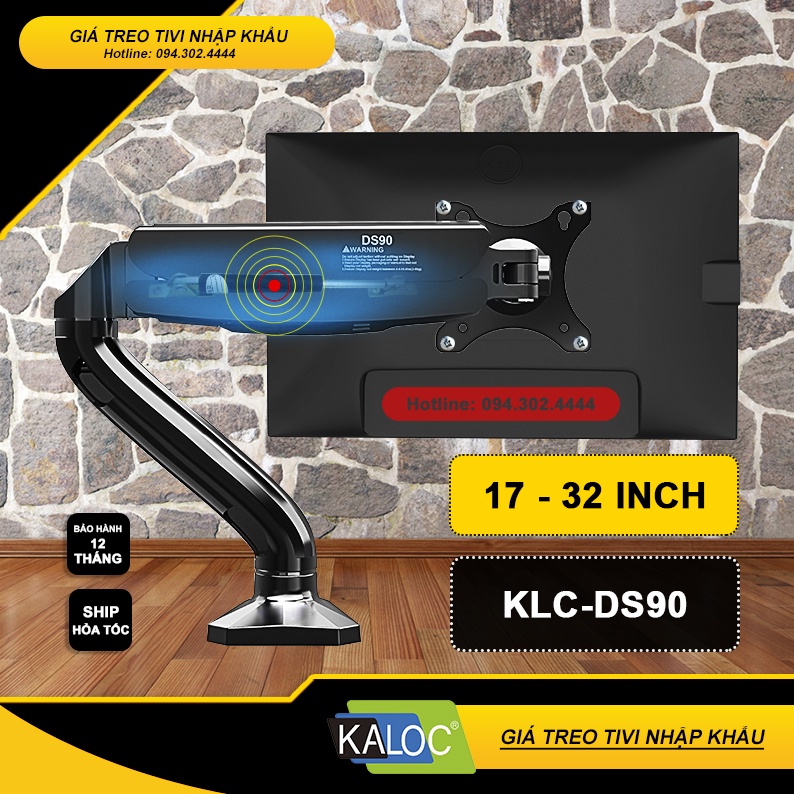 GIÁ TREO MÀN HÌNH MÁY TÍNH KALOC DS90 ARM MONITOR tay dài hơn NB F80