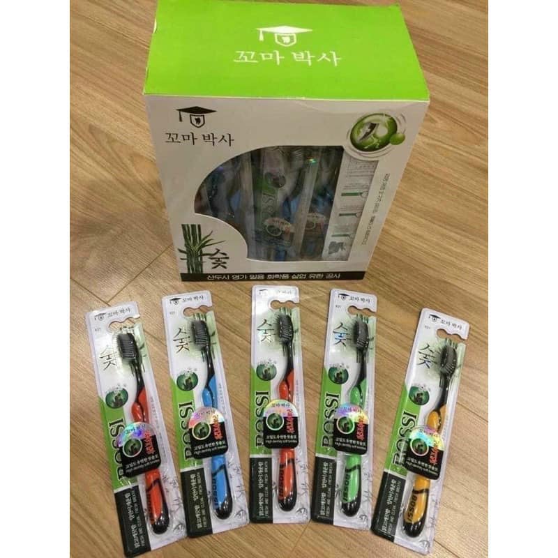SET 10 Bàn chải mabosi than tre hoạt tính của Hàn Quốc đã về