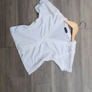Áo Croptop Đính 3 Nút