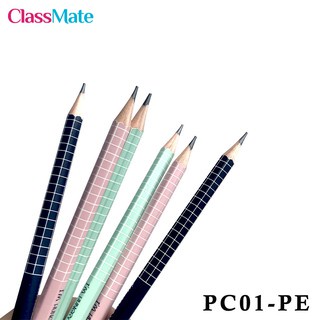 Combo 3 chiêc Bút chì Gỗ 2B có đầu tẩy Classmate Pets CL PC01PE