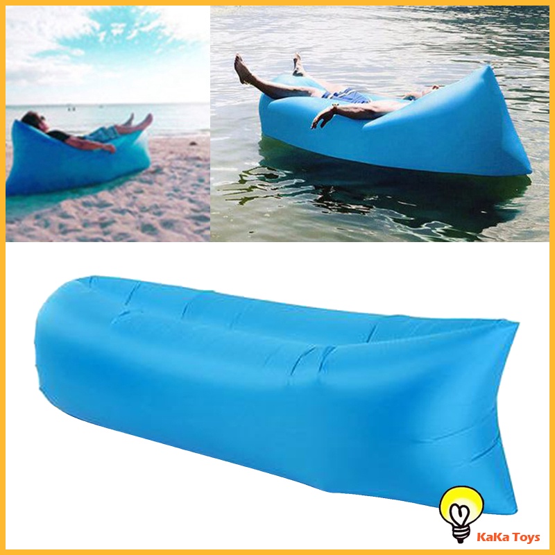 [KaKa Toys] Inflatable Sofa Air Bed Lounger Chair Sleeping Bag Mattress Couch