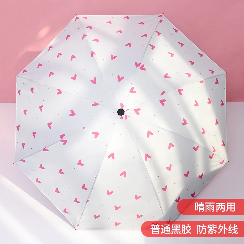 Dù Chống Nắng Tia UV Họa Tiết Trái Bí Ngô Xinh Xắn