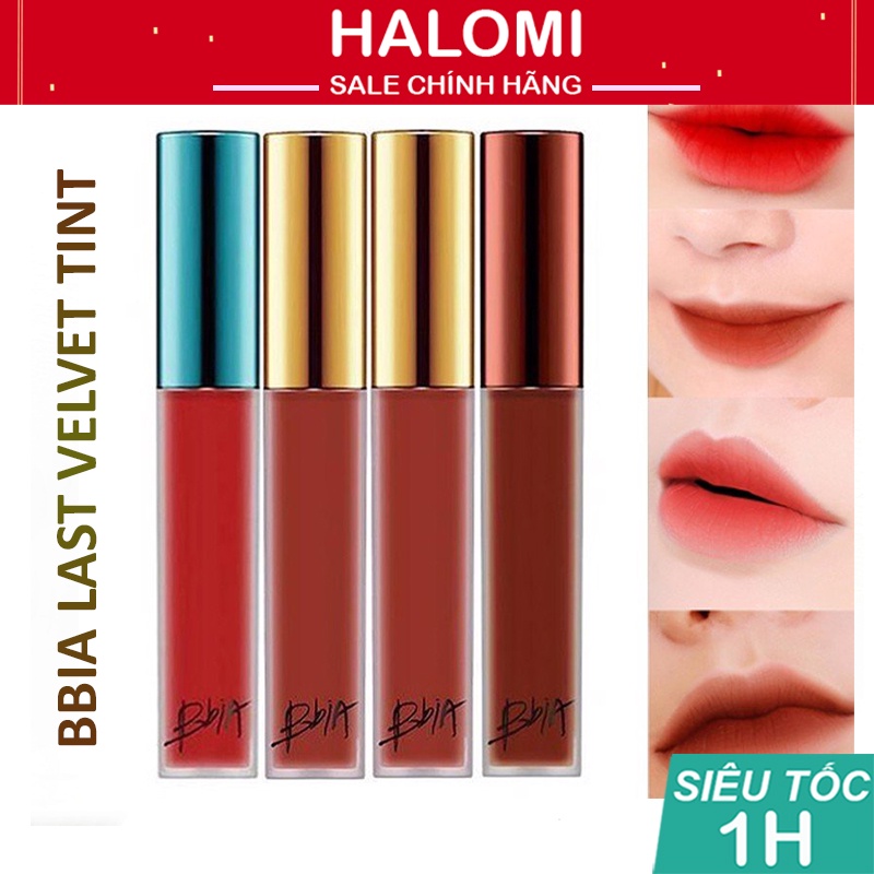 Son Kem Lì Bbia Last Velvet Lip Tint Asia Edition 5g siêu lì màu đẹp chính hãng HALOMI