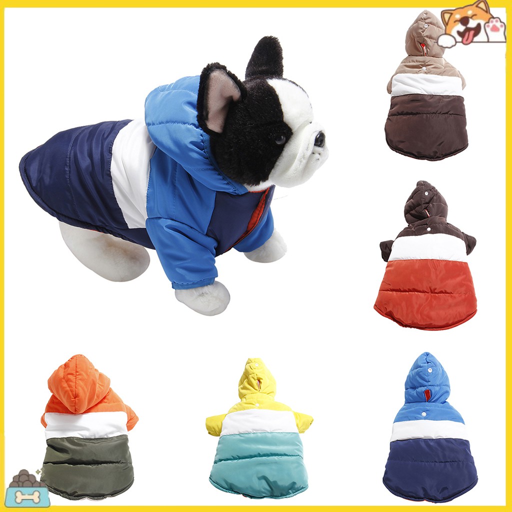 Áo khoác thú cưng ấm áp mùa đông nhiều màu sắc
