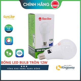 Bóng đèn Led Rạng Đông Bulb tròn A Đui E27 Công Suất 12w-15w- 20w- 30w, Chip Led SS