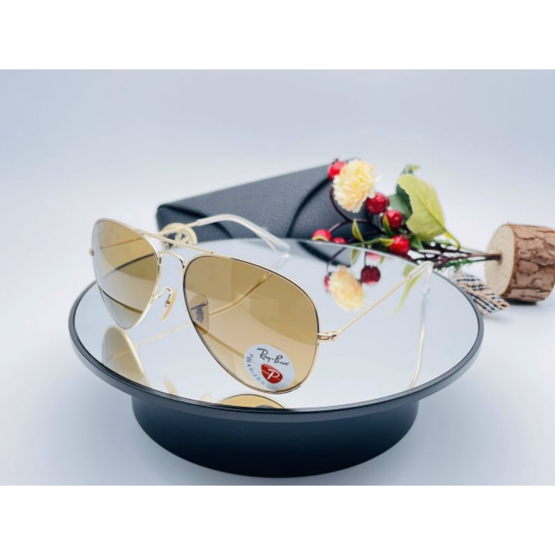 Kính râm Nam RAYBAN tròng mắt thủy tinh,chống trầy xước cao ( tặng kèm hộp,khăn lau)