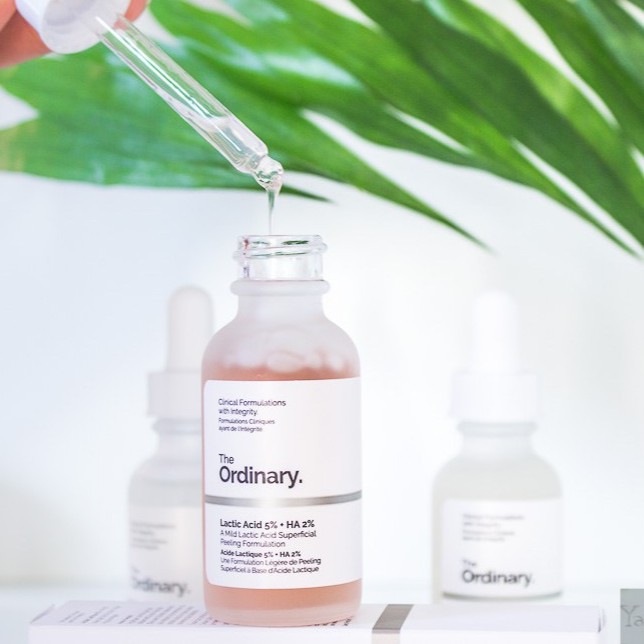 [Bill hãng] Tinh Chất Tẩy Tế Bào Chết Hóa Học, Sáng Da, Đều Màu Da The Ordinary Lactic Acid 5% + HA- The Ordinary 30ml