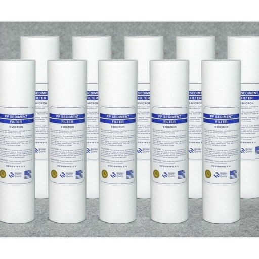 COMBO 10 Lõi lọc nước Số 1 PPF 10 Inch chuẩn dùng cho máy ro và bộ lọc thô