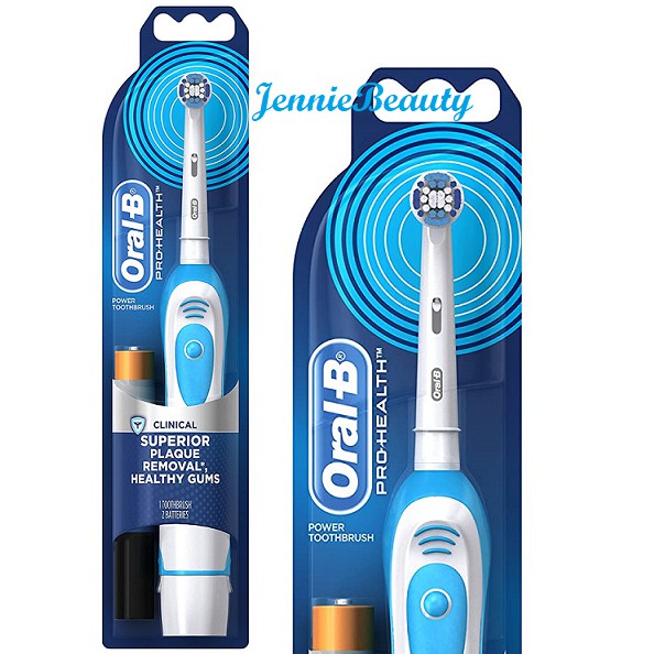 [Hàng USA] Bàn chải đánh răng cao cấp chạy Pin Oral-B ProHealth Clinical Battery Power Toothbrush