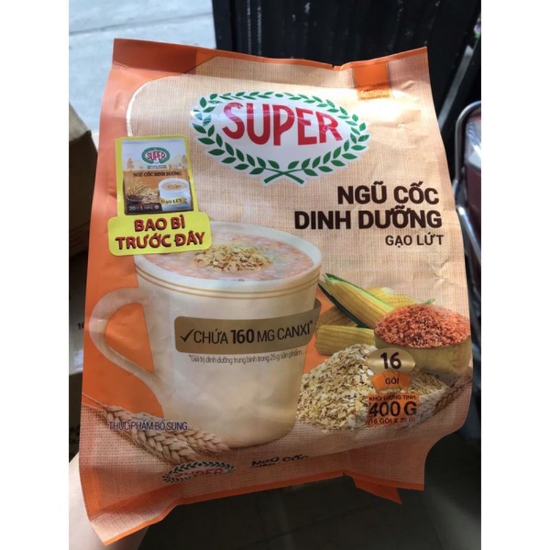 [Mẫu mới] Ngũ cốc Dinh dưỡng Gạo lứt Super 400g
