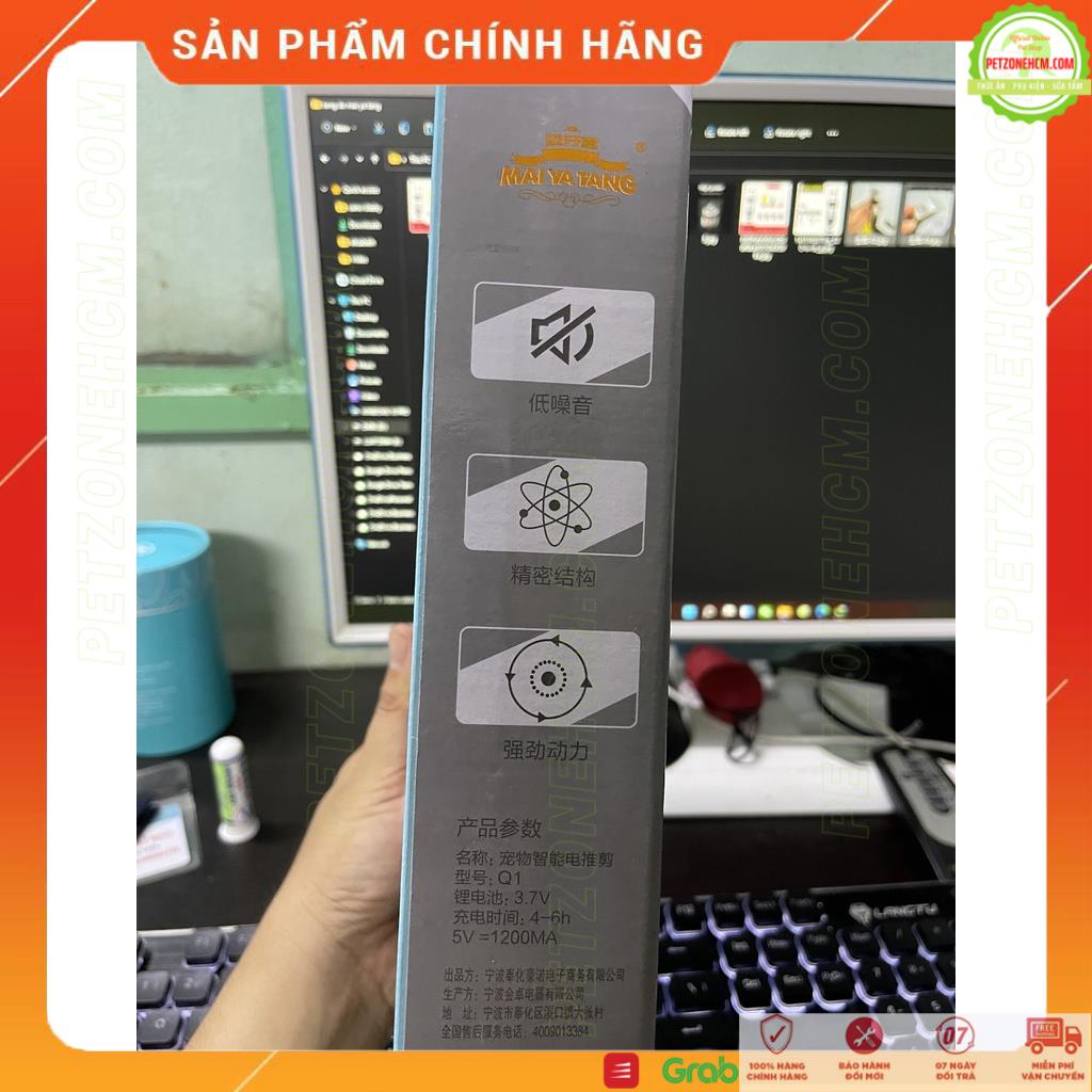 Tông đơ pin sạc MAIYATANG Q1️ FREESHIP️ Tông Đơ Cắt Tóc Cao Cấp - dùng cho gia đình và cả cún mèo - pin sạc