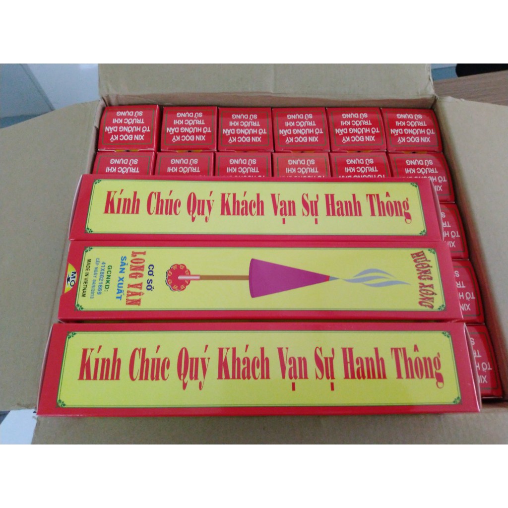 1 thùng Nhang xông phong thủy Long Vân 30 cây giá sỉ mẫu mới | BigBuy360 - bigbuy360.vn