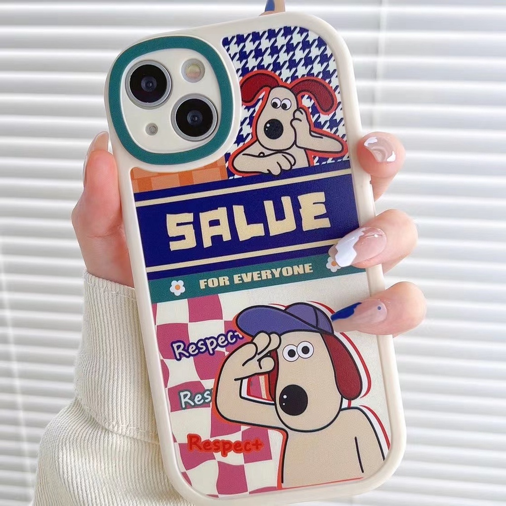 Case Samsung A13 4G A23 A33A53 A52S A52 A03 A03S A12 A32 4G A20 A30 M12 A73 A20S A21S A50 A50S A51 A30S A22 5G M23 A22 4G M22 A72 A71 S20 FE S21 FE S22 S22 Plus S22 Ultra M32 A13 5G Cartoon dog phone case