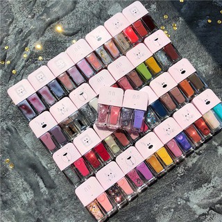 Lm sfk full set hai chai sơn móng tay nhũ + lì fairy's gift hai*6ml 20