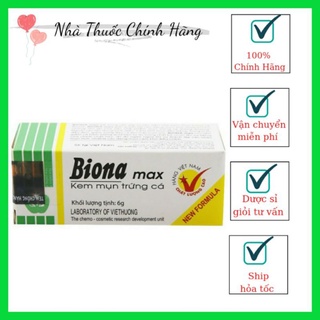 💫Cam kết chính hãng💫Bôi ngoài da chấm mụn Biona max (6g)