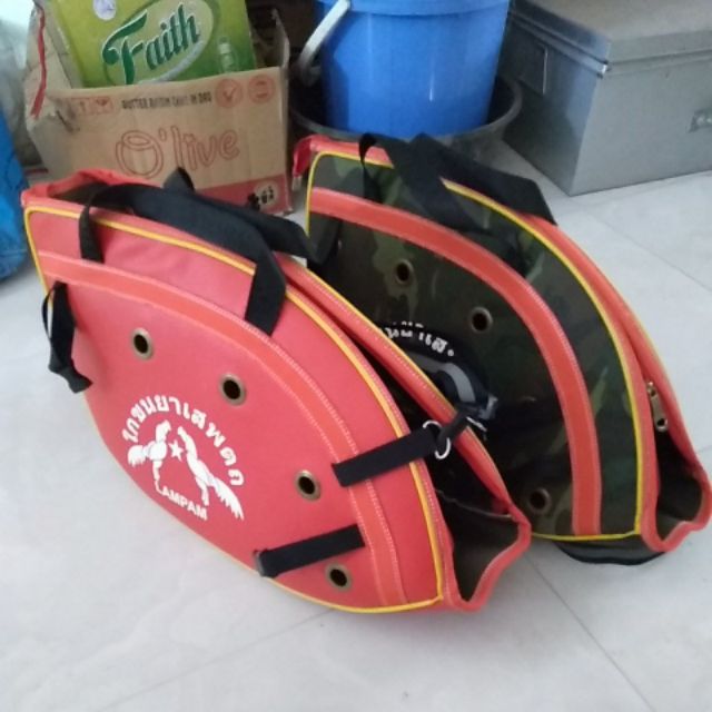 Giỏ da giỏ vải thái lan+bịt mỏ gà chọi gà nòi gà tre gà đá