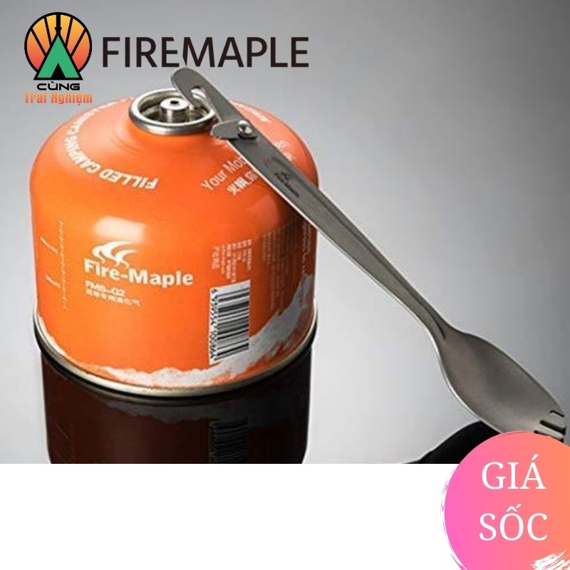 [CHÍNH HÃNG] Thìa Đa Năng 3 Trong 1 Titan Woodpecker Fire Maple FMP-Spork01 Chuyên Dụng Cho Du Lịch, Dã Ngoại Cắm Trại